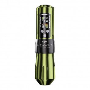 Bronc - X2 - Draadloze Tattoo Machine - Army Green