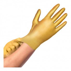 Comforties - Glamour - Nitril Handschoenen - Goud