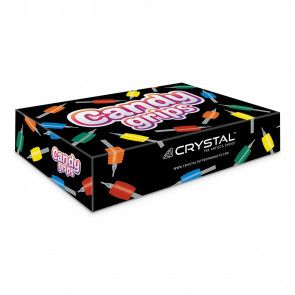 Crystal - Candy Grips - 25 mm - Flat Tip - Doos van 20