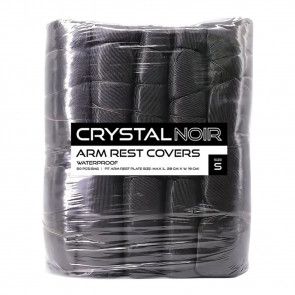 Crystal - Noir - Armsteun Hoezen - Verpakking van 50