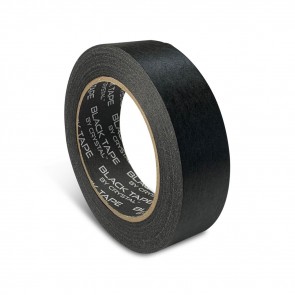 Crystal - Microporeuze Tape - Zwart - 3 cm x 50 m