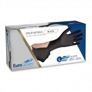 Eurogloves - Nitril Handschoenen - Zwart