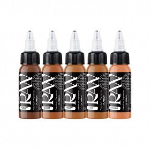 Raw Pigments EU - Skintone Colour Set - 5 x 30 ml / 1 oz