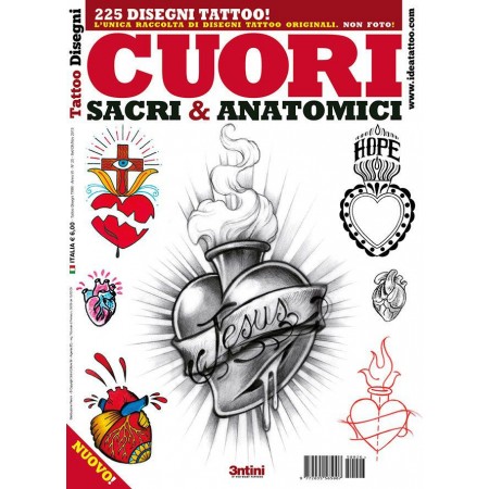3ntini - Tattoo Flash Drawings ''Cuori, Sacri & Anatomici''