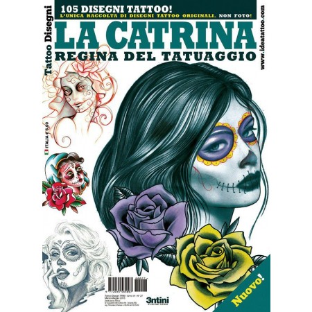 3ntini - Tattoo Flash Drawings ''La Catrina''
