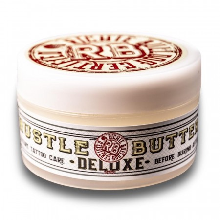 Buy Hustle Butter Deluxe  Tattoo Butter for Before During and After the  Tattoo Process  Lubricates and Moisturizes  100 Vegan Replacement for  PetroleumBased Products  5 oz Online at Low