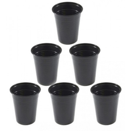 Unigloves Black Line - Plastic Rinse Cups - Pack of 100