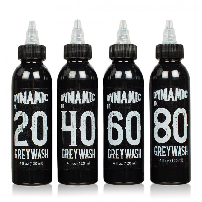 Dynamic Drawing Ink Greywash Set 120 ml / 4 oz Dynamic Tattoo