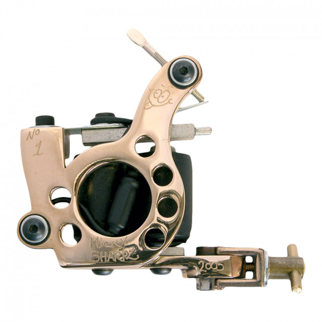 Micky Sharpz - Bronze T Dial - Machine - Shader / Colour Packer - Micky Sharpz - Tattoo Machines