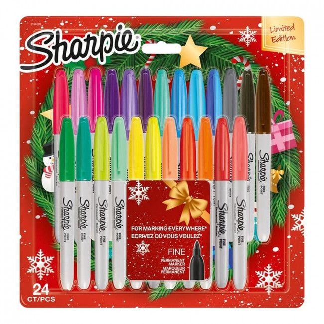 Tattooland Sharpie Fine Point Christmas Set Pack of 24