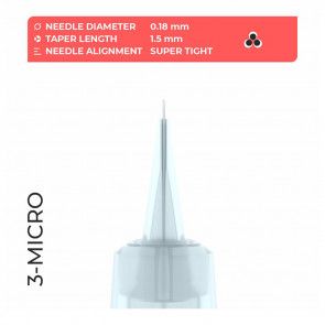 Artyst - H1 Cartridges - 03 Micro 0.18 mm Classic PMU Taper - 10