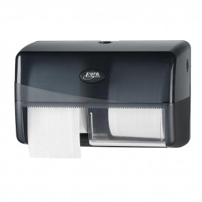 Duo Toilet Roll Holder - Black