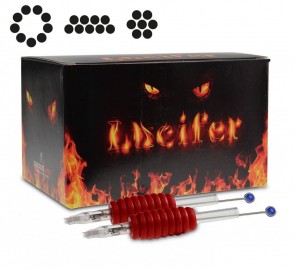 Lucifer Grips with Needles - 19 mm Rubber Grip - All Configurations - Box of 25