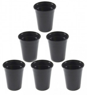 Unigloves Black Line - Plastic Rinse Cups - Pack of 100