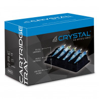 Crystal Cartridge Trays - Schwarz - 50er Box