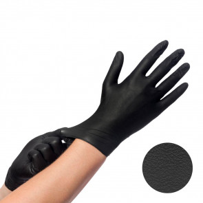 Comforties - Easyglide & Grip - Nitril-Handschuhe - Schwarz