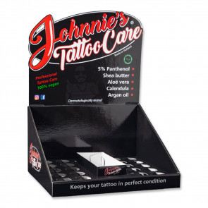 Johnnie’s - Display für Tattoo Nachsorge Creme & Lotion