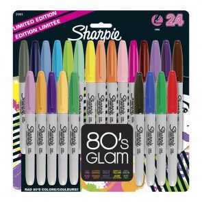 Sharpie - Fine Point 80's Glam Set - 24er Pack