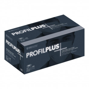 Unigloves Black Line - Profil Plus Mundschutz - 50er Box