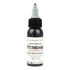 Xtreme Ink - Opaque Grey - Extra Dark - 30 ml / 1 oz