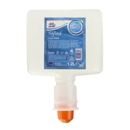 Deb - Remplissage du Distributeur Refresh Clear Foam - 1200 ml / 40,6 oz