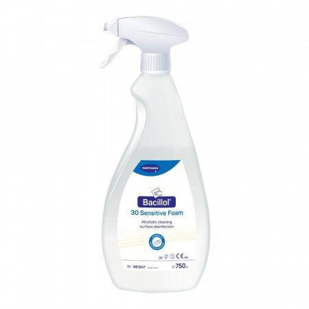 Bacillol - Sensitive Foam - Désinfectant pour Surfaces - 750 ml / 25.4 oz