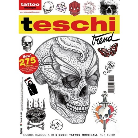 3ntini - Tattoo Flash Drawings - Teschi Trend
