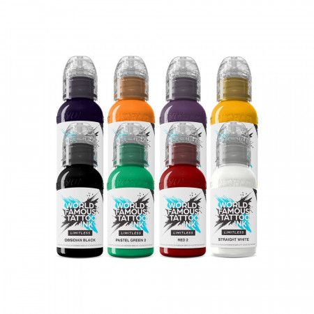 World Famous Limitless - Primary Colour Set #1 - 8 x 30 ml / 1 oz