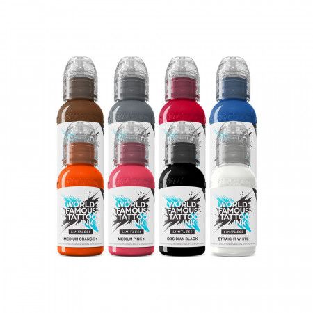 World Famous Limitless - Primary Colour Set #2 - 8 x 30 ml / 1 oz