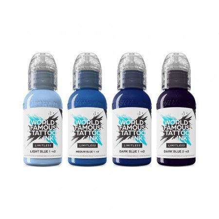 World Famous Limitless - Shades of Blue Set - 4 x 30 ml / 1 oz