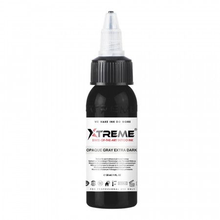 Xtreme Ink - Opaque Grey - Extra Dark - 30 ml / 1 oz