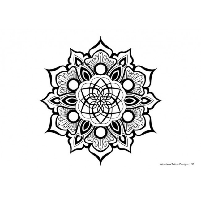 Lexica - Mandala tattoo design, tattoo stencil