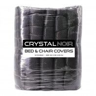 Crystal - Noir - Housses de Protection pour Fauteuil - Pack de 10