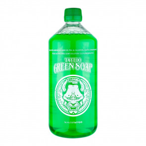 AloeTattoo - Savon Vert - 1000 ml / 34 oz