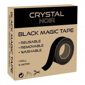 Crystal - Noir - Ruban Magique - 3 cm x 5 mètres