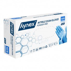 Hynex - Gants en Nitrile - Bleu - Boîte de 100