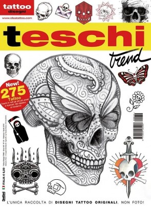 3ntini - Tattoo Flash Drawings - Teschi Trend