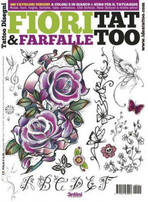 3ntini - Tattoo Flash Drawings ''Fiori & Farfalle''