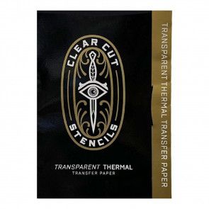 Clear Cut Stencils - Transparent Thermal Transfer Paper - Box of 25