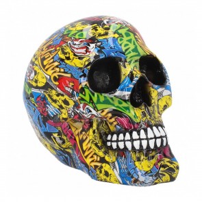 Graffiti Skull - 19 cm