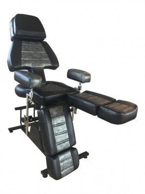 Professional - Classic - Tattoo Client Chair - Black & Grey